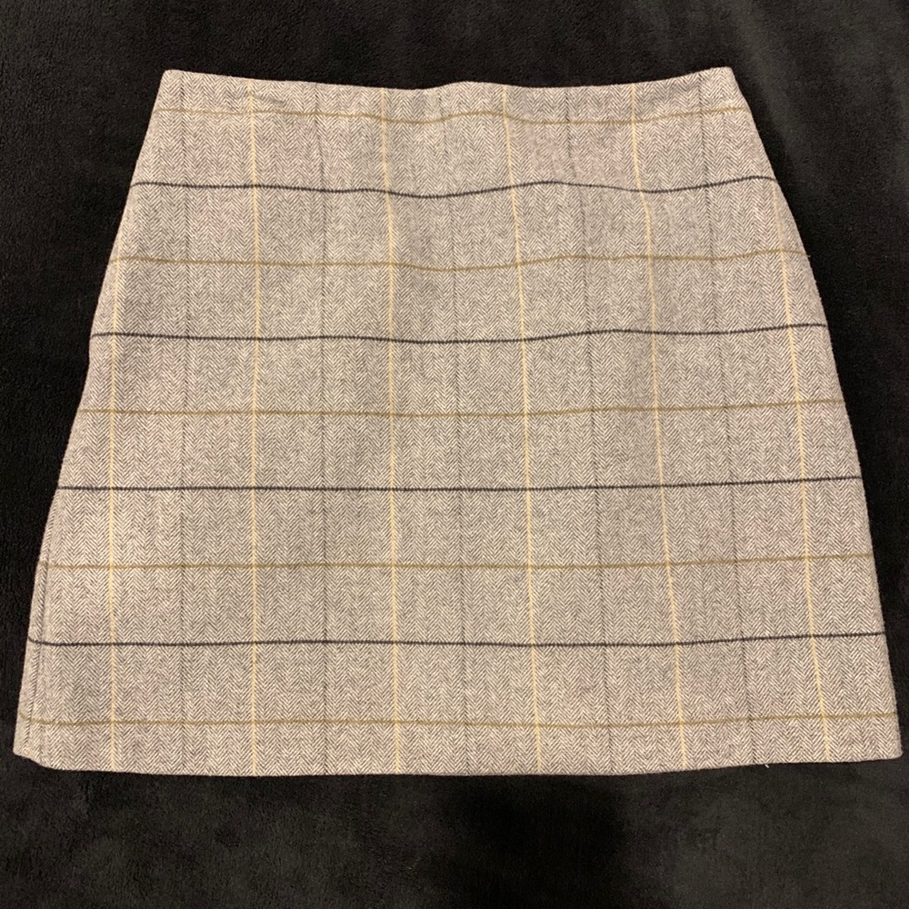 Gray Business Skirt